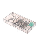 60Pcs Dental Matrix Sectional Contoured Metal Matrices Elastic Wedges SpringSEAU