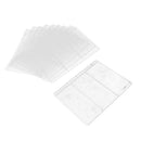 10x 3- Banknote Currency Tickets Collection Album Paper  Clear