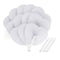 Set of 24 Handheld Fan Paper Folding Heart Shaped round fans for paper fans B9B4