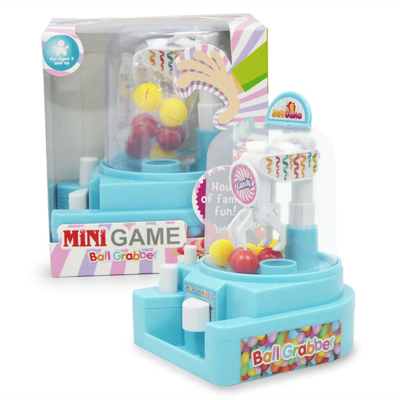 Plastic Simulation Mini Claw Machine Candy Grabber Machine for Kids - Blue