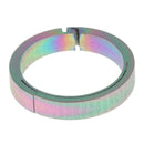 Titanium Circle Spring Keychain Buckle Clip Round Hook Key 18mm Colorful