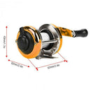3Bb Ball Bearing Ice Fishing Reel Left/Right Handle Fishing Reels Full Meta