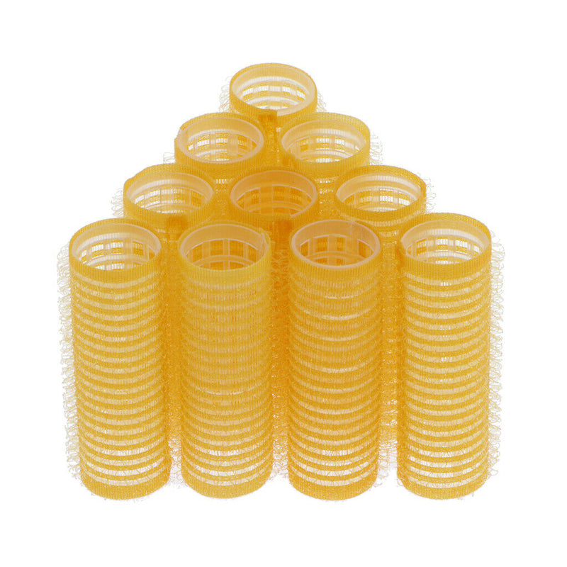 Self Grip Hair Rollers Curling Curls Waves Cling Stick Styling Tools 30PCS