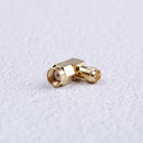 rp sma male jack to rp sma female jack screw thread brass connector 90degree Fw