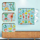 5D DIY Special Shaped Diamond Painting July Embroidery Mosaic Kit Home Decor