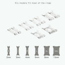 10 x Ring Size Adjuster Invisible Resizer Reducer Set Jewelry Perfect Fit Kit AU