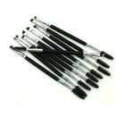 Eyebrow Eyeliner Shaping Duo Double Makeup Brush Flat Angled Makeup To MQE