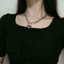 Creative Love splicing Chain Pendant Necklace For LadiesNEW L8E9