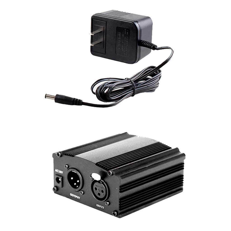 Universal 48V Phantom Power Supply Box for Condenser Microphones