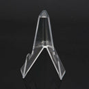 10x Transparent plastic Medals Coins Display Stand Easel Show Holder Exhibi N8B8
