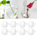 8x Wall Hanging Planter Glass Hydroponic Vase Plant Pot TerrariumBall 10cm
