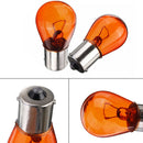 2x Amber Bulb 1156 P21W BA15S 581 CAR SUV Bayonet Base Lamp Turn Signal Light