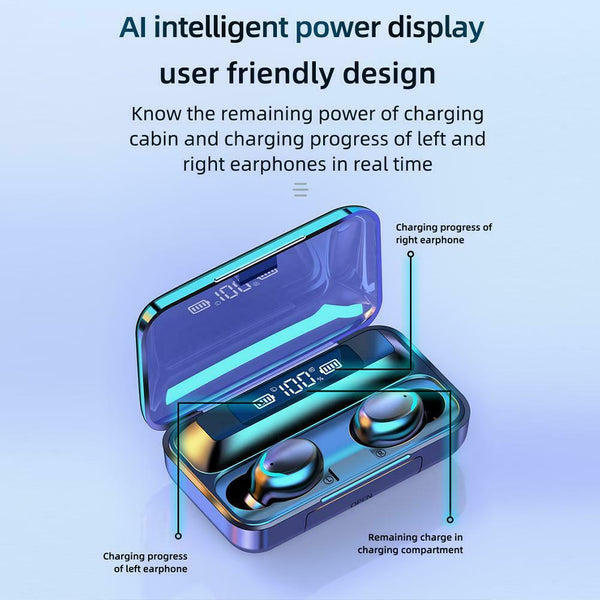 Wireless Bluetooth 5.0 Headset TWS Earphone Earbuds Stereo Sport Headphones New