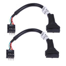 20/19 Pin USB3.0 Female to 9 Pin USB2.0 Male Motherboard Cable
