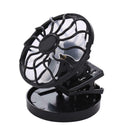 Sun Solar Powered Cooling Fan Clip-On Mini Solar Panel Cell Beach Outdoors