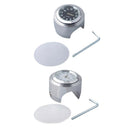 1Pcs 7/8" Waterproof Motorcycle Handlebar Clock Watch Aluminum Luminous White