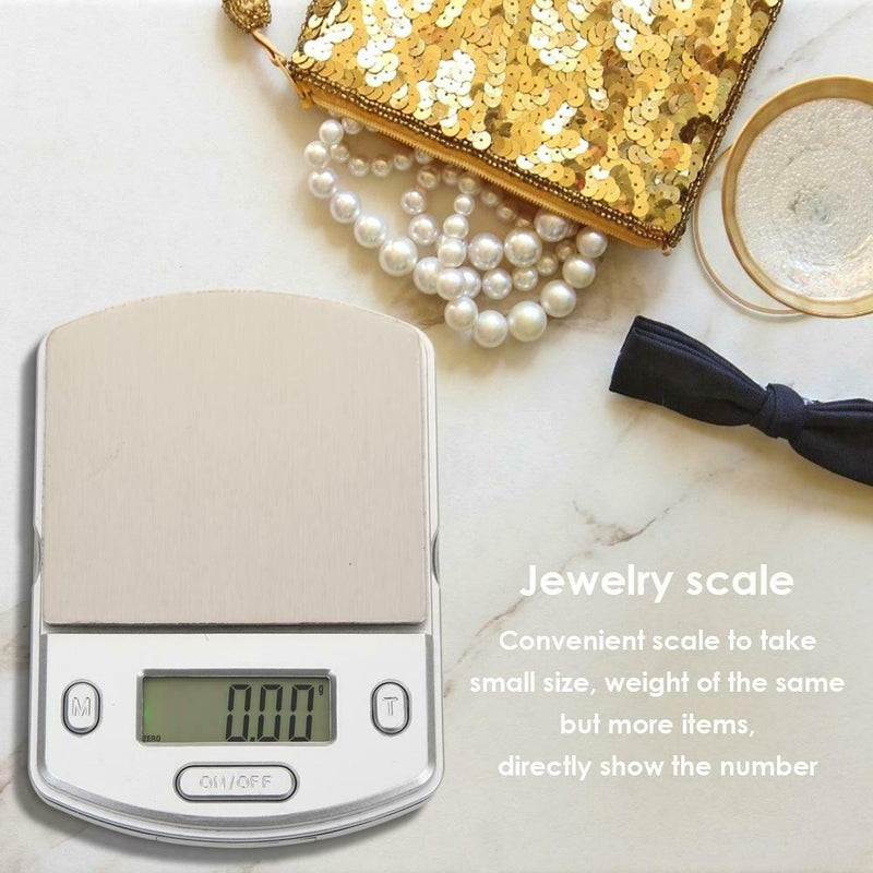 Portable Palm Jewelry Pocket Scale Digital Electronic with LCD Backlight
