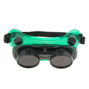 Welding Cutting Welders Safety Goggles Glasses Flip Up Dark Green Lenses