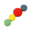Candy Color Wood Circle Fringe Barrette Women Ponytail Hair Clips (Style 5)