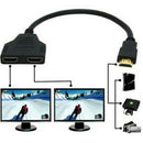 HDMI 2 Dual Port Y Splitter 1080P HDMI v1.4 Male to Double Female Adapter Ca_kz