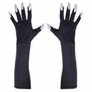 Halloween Costume Gloves with Nails Fingernails Gloves Claws C8T4