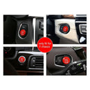 Red Start Stop Engine Switch Button Cover For BMW 1 2 3 5 6 7 Series X3 X1 X5 X6