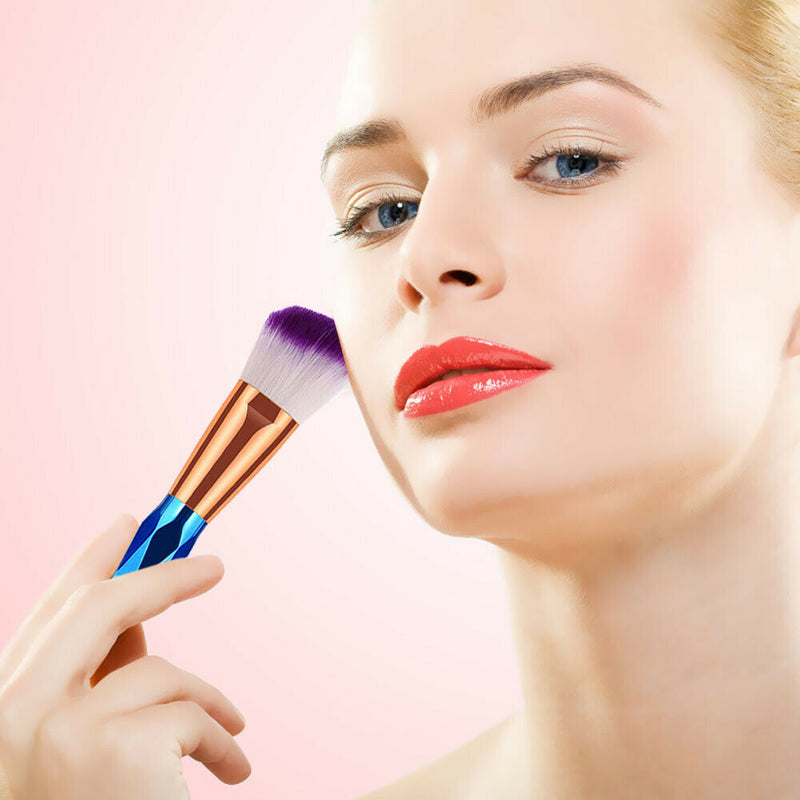 Diamond Makeup Brush Powder Foundation Blush Blending Brush (ZZ-10-H-11) A