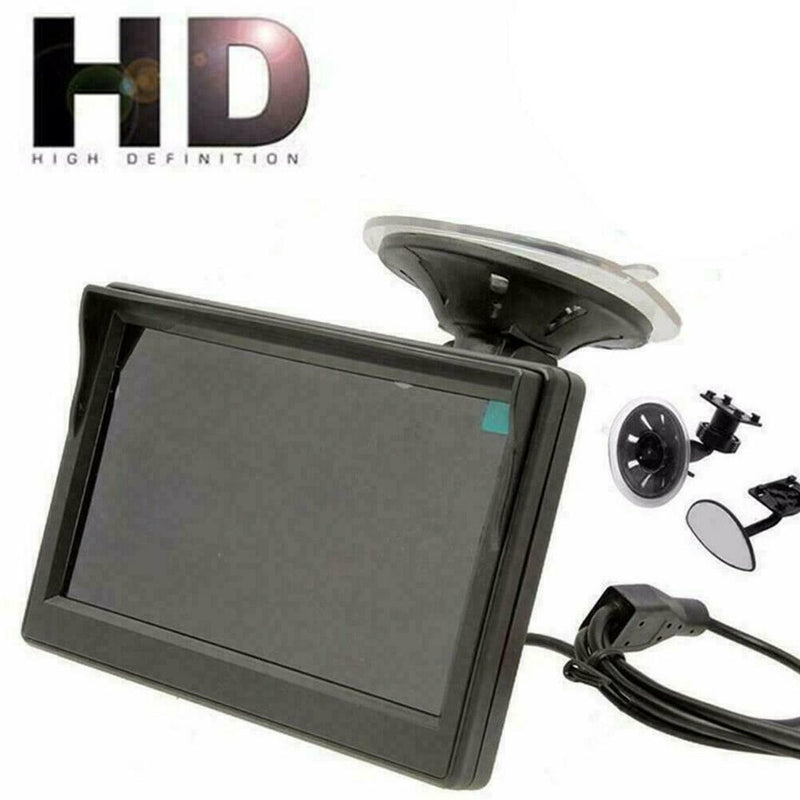 5 inch TFT LCD HD Screen Monitor For Car Rear Reverse Rearview 12V Backup C R4H8