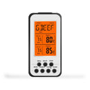 Instant Read Wireless Digital BBQ Meat Thermometer w/ Dual Probes Time Alarm