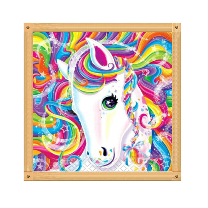 Full Drill Horse Painting 5D Diamond Mosaic Embroidery DIY Cross Stitch Kit