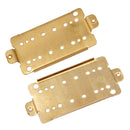 2 Pcs Golden  Pickup Baseplate For Electric Guitar Instrument Accs