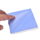 Blue GPU CPU Heatsink Cooling Thermal Conductive Silicone Pad 100x100x1.5mm YY
