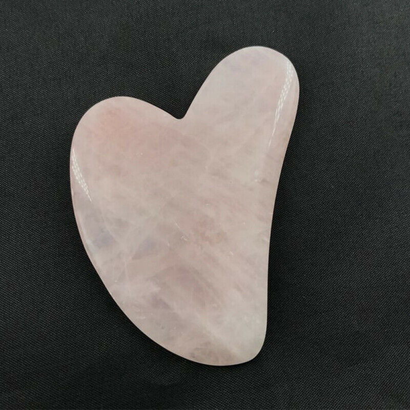1PC Natural Quartz Jade Guasha Board Scraper Tools Board Massager Tool RelaSEAU