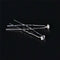 20PCS Clear Crystal Rhinestone Diamante Wedding Bridal Prom Hair Pins Hairpin MO
