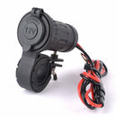 240W 12V 24V Motorcycle Handle Bar Cigarette Lighter Socket Waterproof Cover