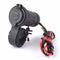 240W 12V 24V Motorcycle Handle Bar Cigarette Lighter Socket Waterproof Cover