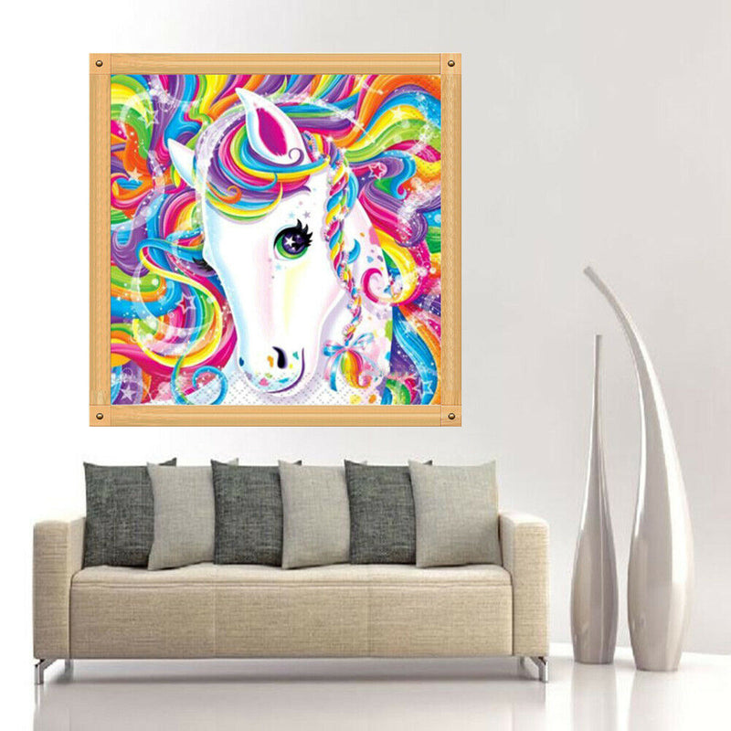 Full Drill Horse Painting 5D Diamond Mosaic Embroidery DIY Cross Stitch Kit