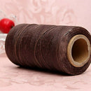 250M Sewing Waxed Thread 150D 1mm Hand Stitching Cord for Leather DIY Craf IHU