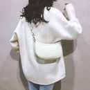 Women Retro Shoulder Bags Leather Money Purse Messenger Handbag (Beige) A