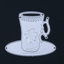 Cup DIY Metal Embroidery Stencil Scrapbook Craft Cutting Die