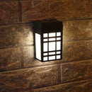 Waterproof Solar LED Light Outdoor Garden Fence Street Pathway Wall Lamp A