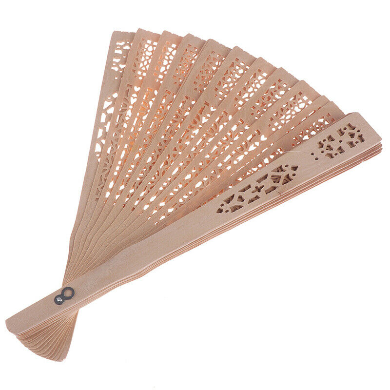 Wooden Hand Fan Wedding Favors Sandalwood Hand Fans Wedding Decor Folding Fa_