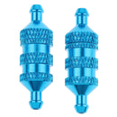 2pcs 02156 Fuel Filter Aluminum Parts  For 1/8 1/10 HSP Nitro Redcat RC Car Blue