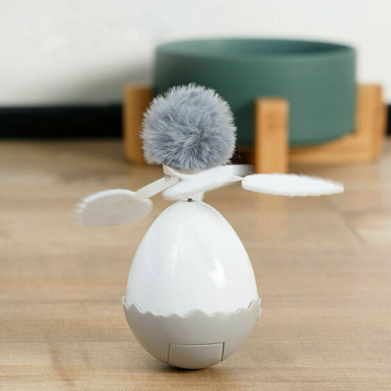 360Ã‚Âº Rotating Leaves Pet Cat Funny Feather Tumbler Teasing Interactive Toys