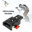 P200 Quick Release Plate Aluminium Alloy Clamp Tripod for Manfrotto 501 Q5 A