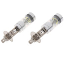 2PCS H1 100W car LED high power headlight bulb 6000K super white 1000LM Nw
