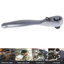 1/4" Dual Head Square 72-Tooth Ratchet Driver Screwdriver Socket Wrench ToME