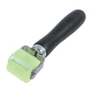 Wooden Grip Auto Sound Deadener Application Clear Yellow Rubber Roller L7E4