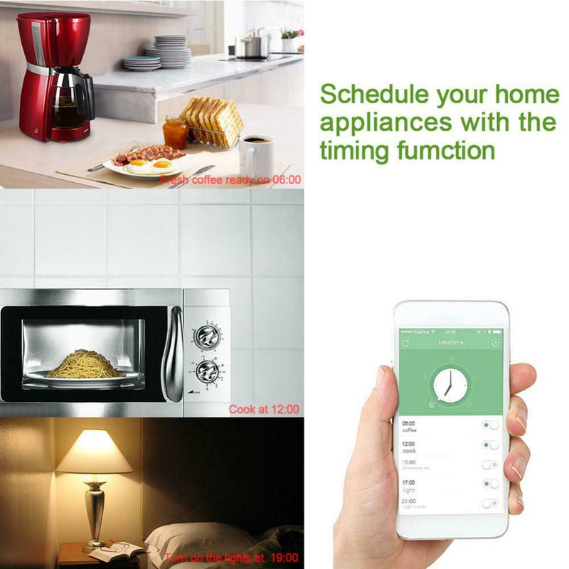 Smart Power Socket Wifi Switch Remote Control Timer Outlet Adapter APP control