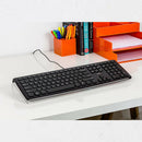 2x Transparent Anti-Slip Acrylic Computer Keyboard Stand Tray for Desk